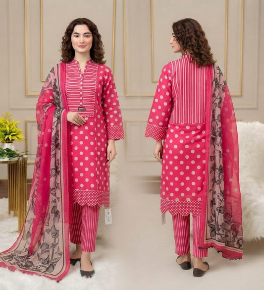Premium 3-Piece Airjet Lawn Suit