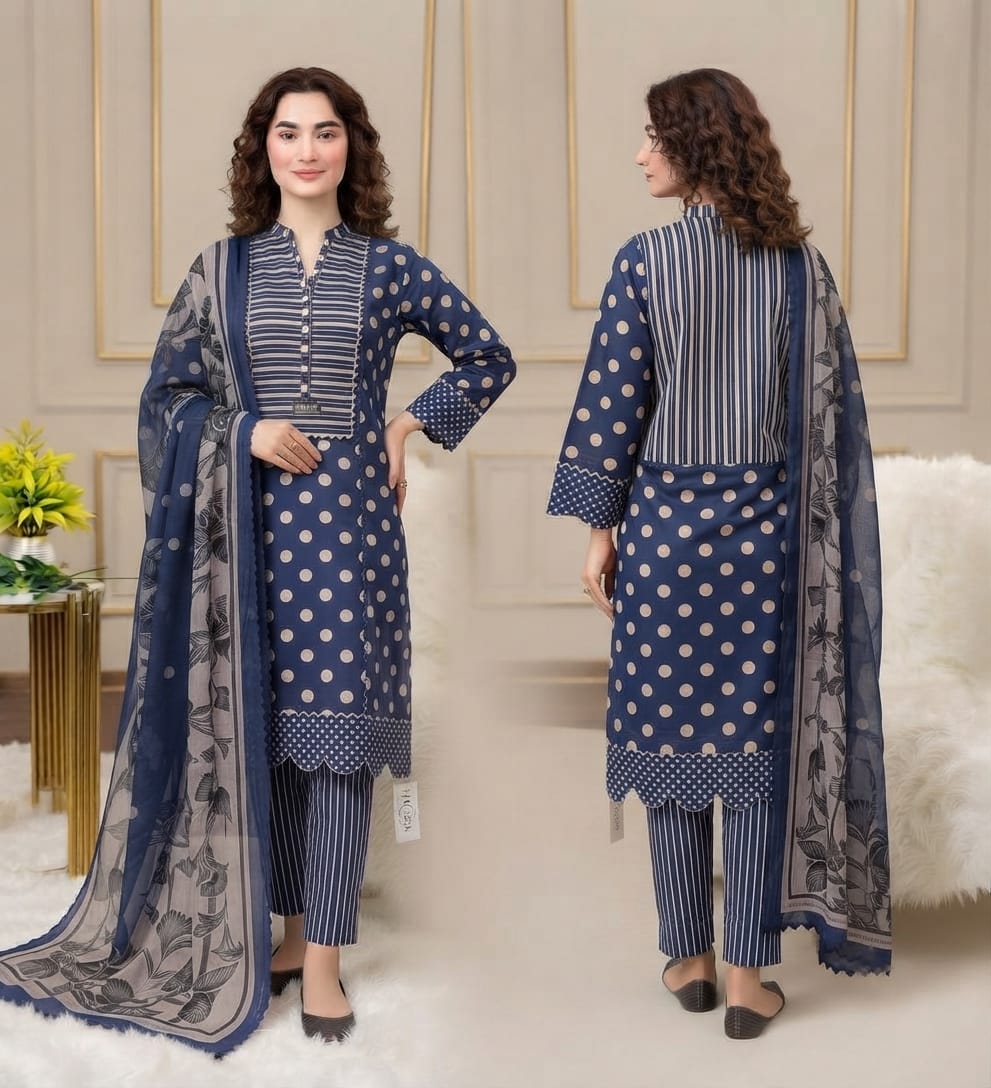 Premium 3-Piece Airjet Lawn Suit