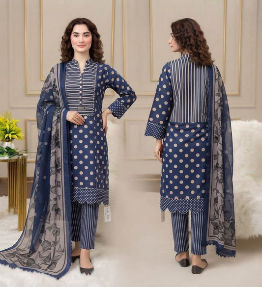 Premium 3-Piece Airjet Lawn Suit