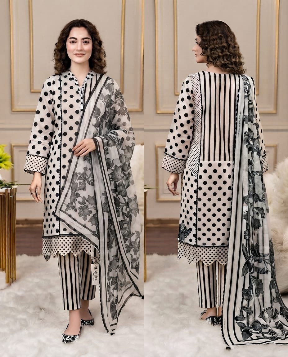 Premium 3-Piece Airjet Lawn Suit
