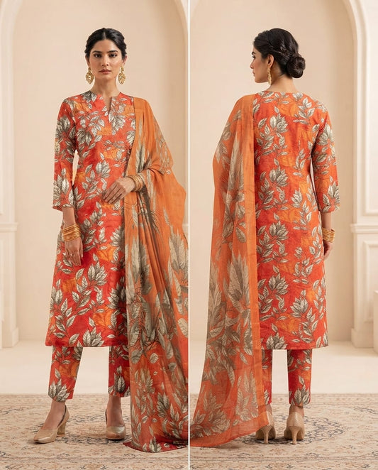 Printed Lawn 3-Piece Suit